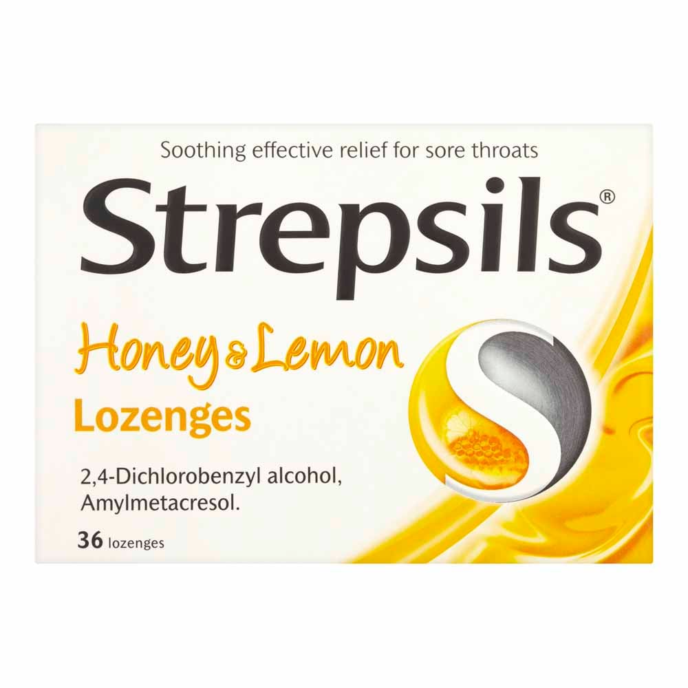Strepsils Honey and Lemon Lozenges 36 Pack RRP 4.75 CLEARANCE XL 3.99