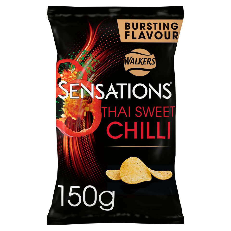 Walkers Sensations Thai Sweet Chilli Crisps 150g RRP 2.50 CLEARANCE XL 99p