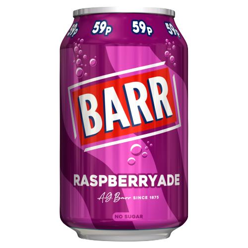 Barr Raspberryade 330ml RRP 59p CLEARANCE XL 39p or 3 for 99p