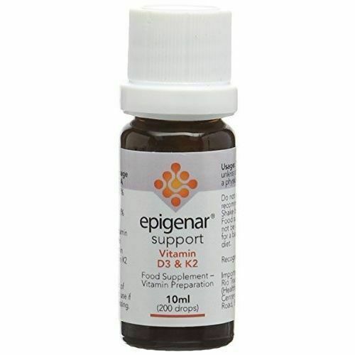 Epigenar 10ml Vitamin D3 and K2 Drops RRP 14.99 CLEARANCE XL 11.99