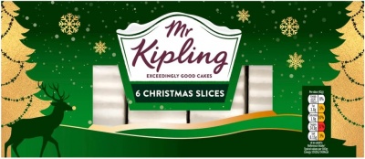Mr Kipling 6 Christmas Slices 250g (Jan 24) RRP 1.99 CLEARANCE XL 0.89 each or 2 for 1.50