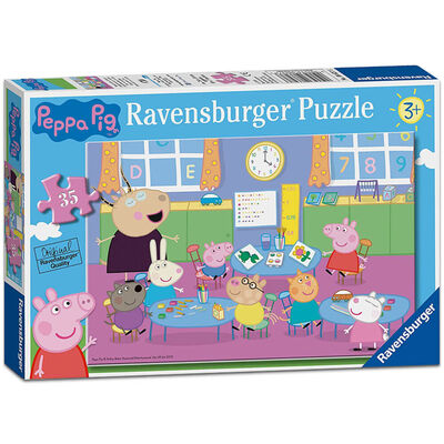 Ravensburger Peppa Pig Classroom Fun 35 Piece Jigsaw Puzzle RRP 5.99 CLEARANCE XL 4.99