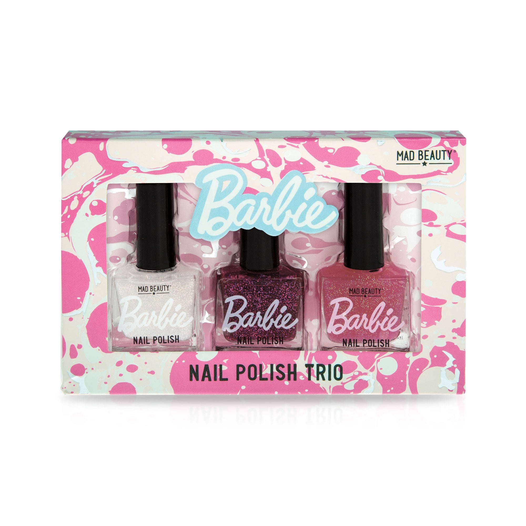 Mad Beauty Barbie Nail Polish Trio 3x 12ml RRP 8.99 CLEARANCE XL 6.99