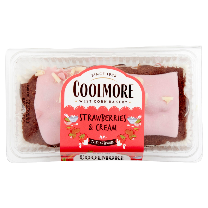 Coolmore West Cork Bakery Strawberries & Cream Cake 380g (Dec 23 - Feb 24) RRP 2.69 CLEARANCE XL 1