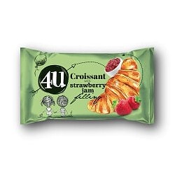 4U Croissants With Strawberry Jam Filling Family 5 Pack RRP 3.99 CLEARANCE XL 1.99