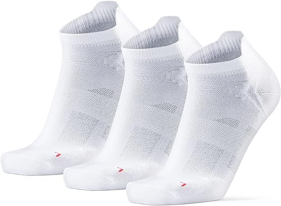 Danish Endurance 3 Pack Low-Cut White Sports Ankle Socks UK Size 6-8 RRP 17.99 CLEARANCE XL 12.99