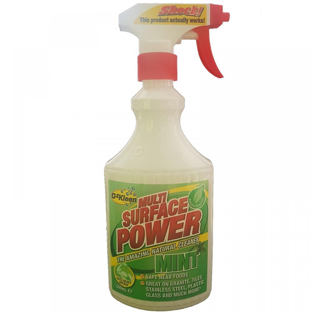 OzKleen Multi Surface Cleaner Power Mint 500ml RRP 3.99 CLEARANCE XL 2.99