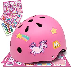 Simply Kids Size Small Bike Helmet with DIY Stickers for Girls Ages 2-4 3-5 RRP 26.95 CLEARANCE XL 16.99