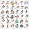 Metker Mermaid Kids Waterproof Temporary Tattoo Stickers 140Pcs RRP 6.88 CLEARANCE XL 99p