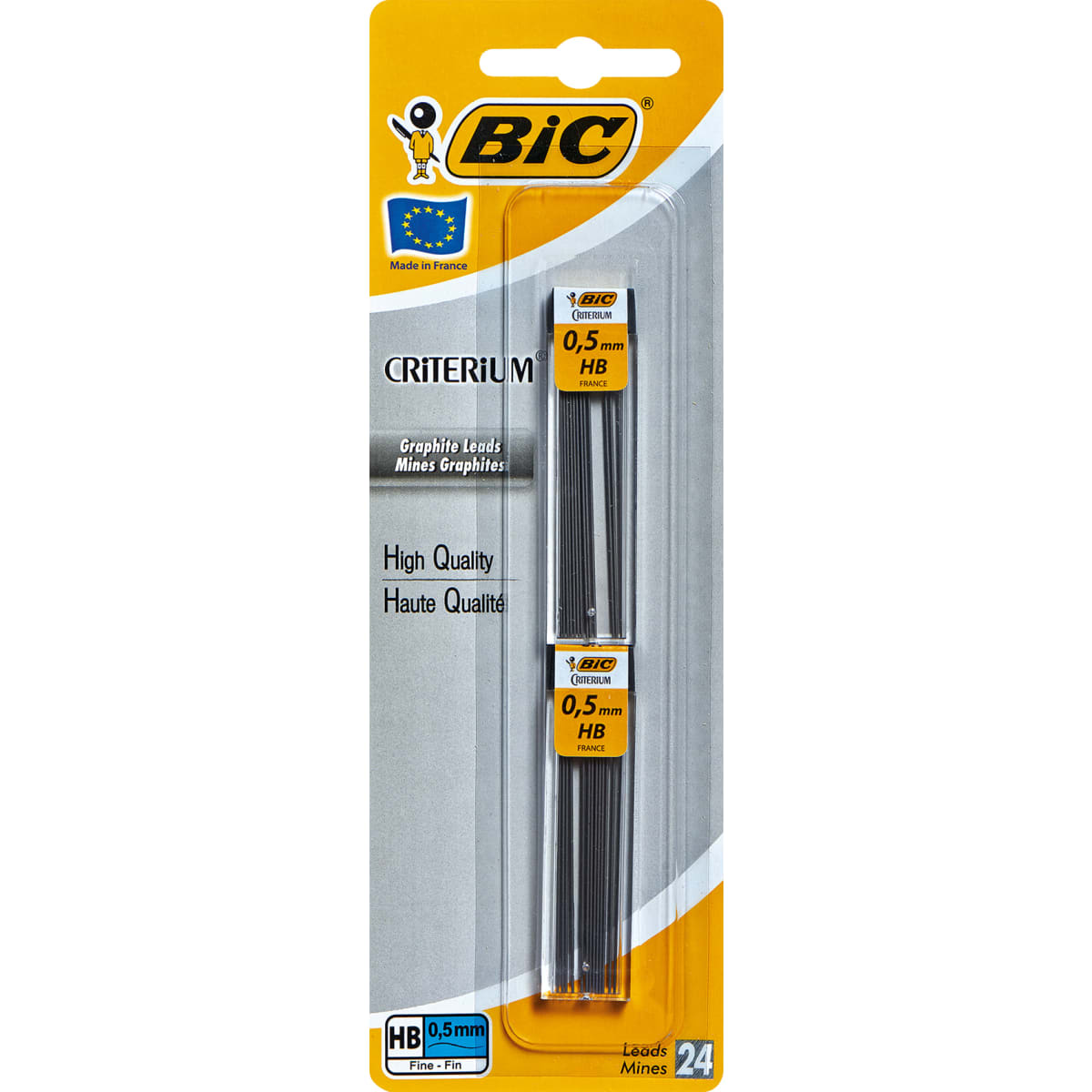 BIC Criterium Leads Refills 0 5mm for Mechanical Pencils Set of 2 RRP £3.90 CLEARANCE XL £2.99