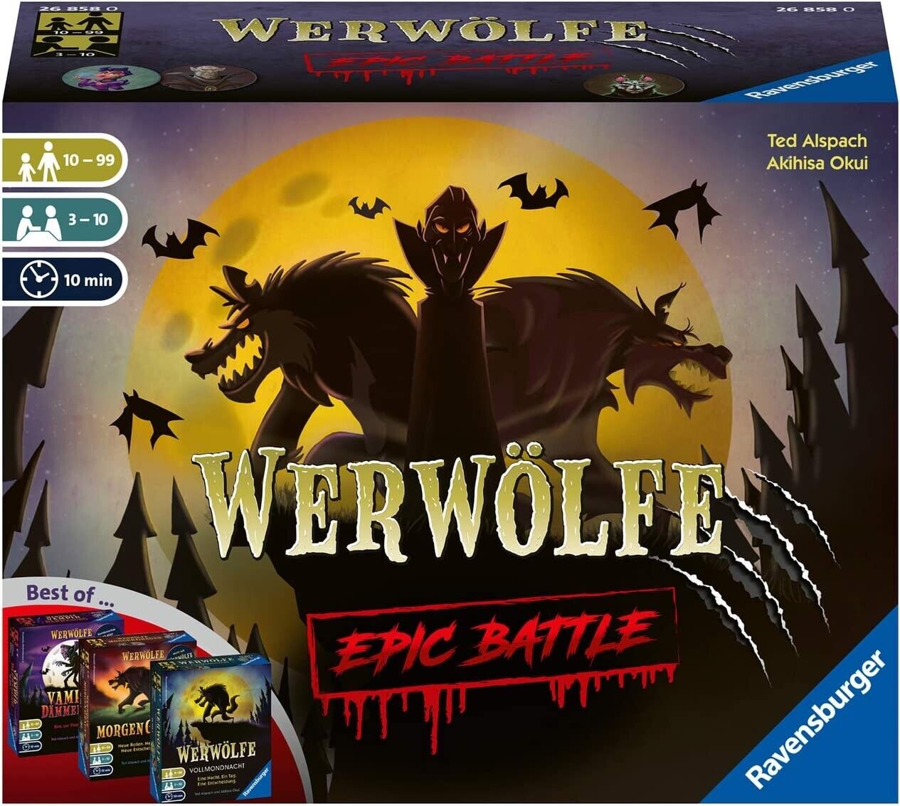 Ravensburger - Werewolves Epic Battle Card Game In German RRP £22.99 CLEARANCE XL £9.99