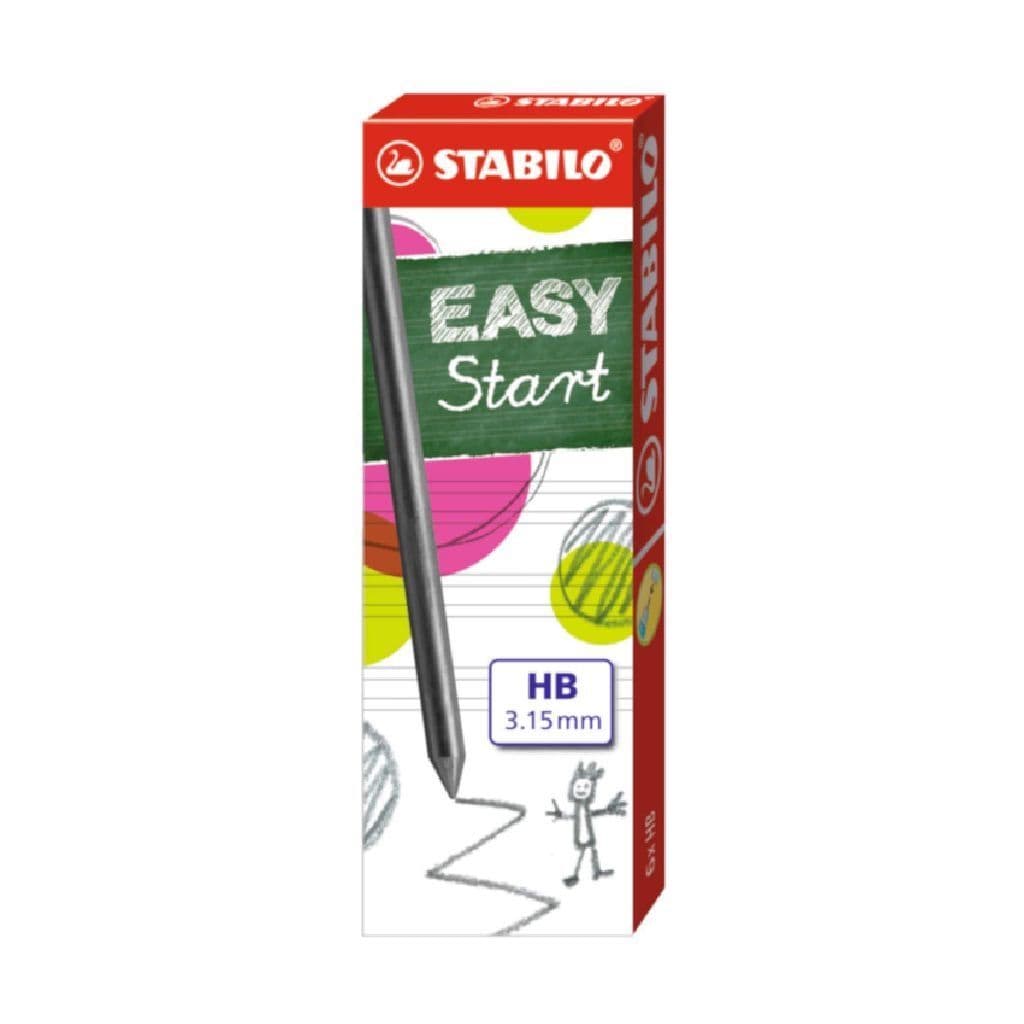 Stabilo Easy Ergo Pencil 3.15mm HB Leads Refills Cartridge 6 Refills RRP £3.99 CLEARANCE XL £2.99