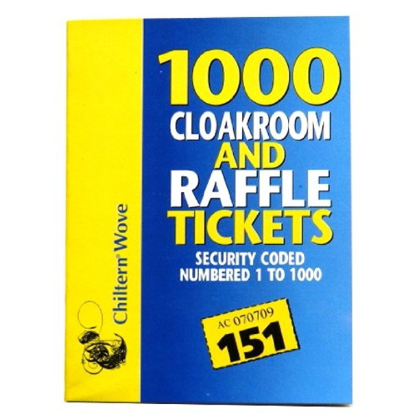 151 1000 Raffle & Cloakroom Tickets Pink Tickets RRP £3.95 CLEARANCE XL £1.99