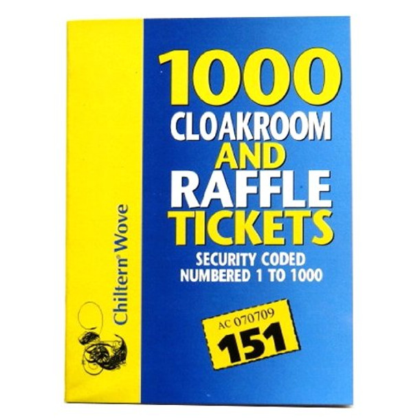 151 1000 Raffle & Cloakroom Tickets Pink Tickets RRP 3.95 CLEARANCE XL 1.99