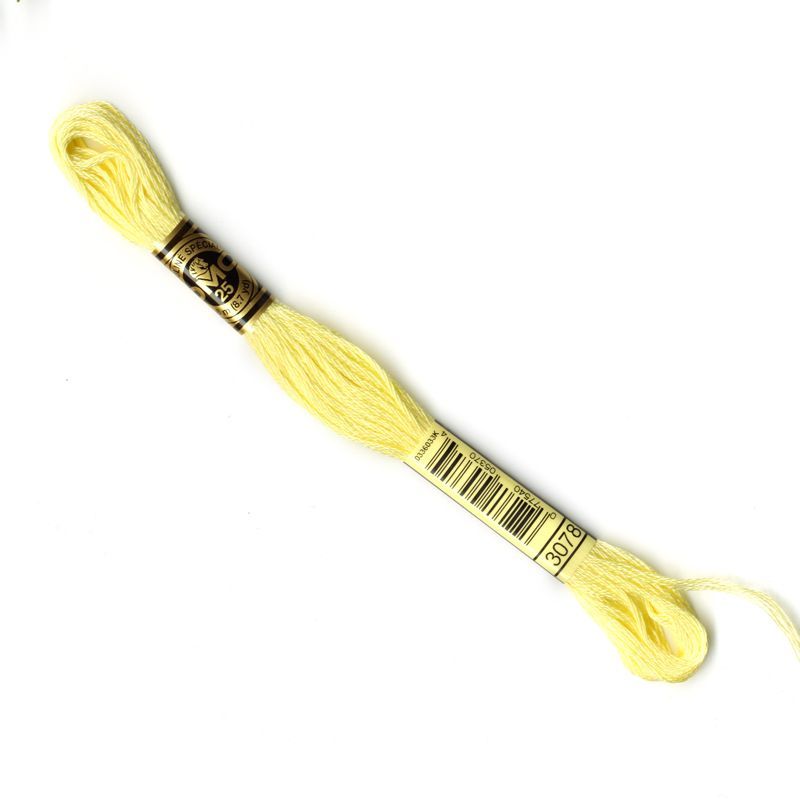 The Urban Store Embroidery Thread Very Light Golden Yellow DMC 3078 RRP £1.40 CLEARANCE XL 99p