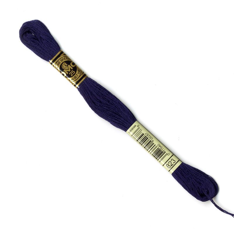 The Urban Store Embroidery Thread Blueberry Blue DMC 823 RRP £1.40 CLEARANCE XL 99p