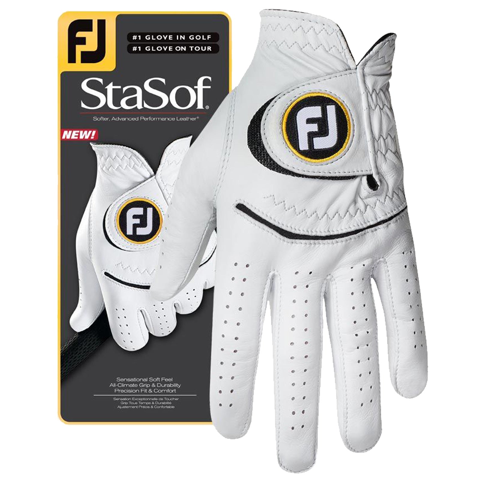 FootJoy Mens StaSof Left Hand Golf Glove RRP 19.95 CLEARANCE XL