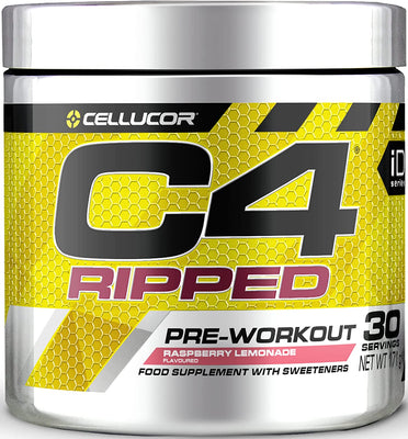 Cellucor C4 Ripped Pre Workout Raspberry Lemonade Flavour 171g RRP £19.95 CLEARANCE XL £14.99