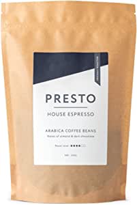 Presto House Espresso Arabica Coffee Beans 200g RRP £8.99 CLEARANCE XL £4.99