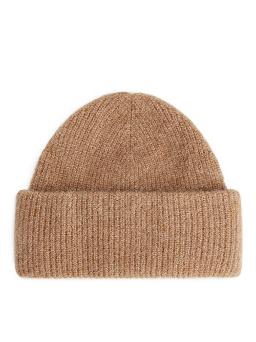 Arket Alpaca Merino Woolen Beanie Camel Coloured Ages 5-10 Years RRP £17.99 CLEARANCE XL £9.99