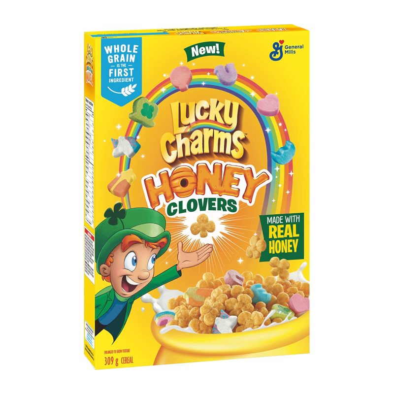 General Mills Lucky Charms Honey Clovers 309g RRP 5.99 CLEARANCE XL 2.99