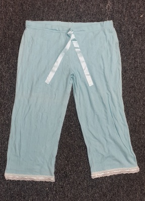DE-IDENTIFIED FASHION RETAILER Turquoise Lounge Pants Size SMALL RRP £9.00 CLEARANCE XL £0.99