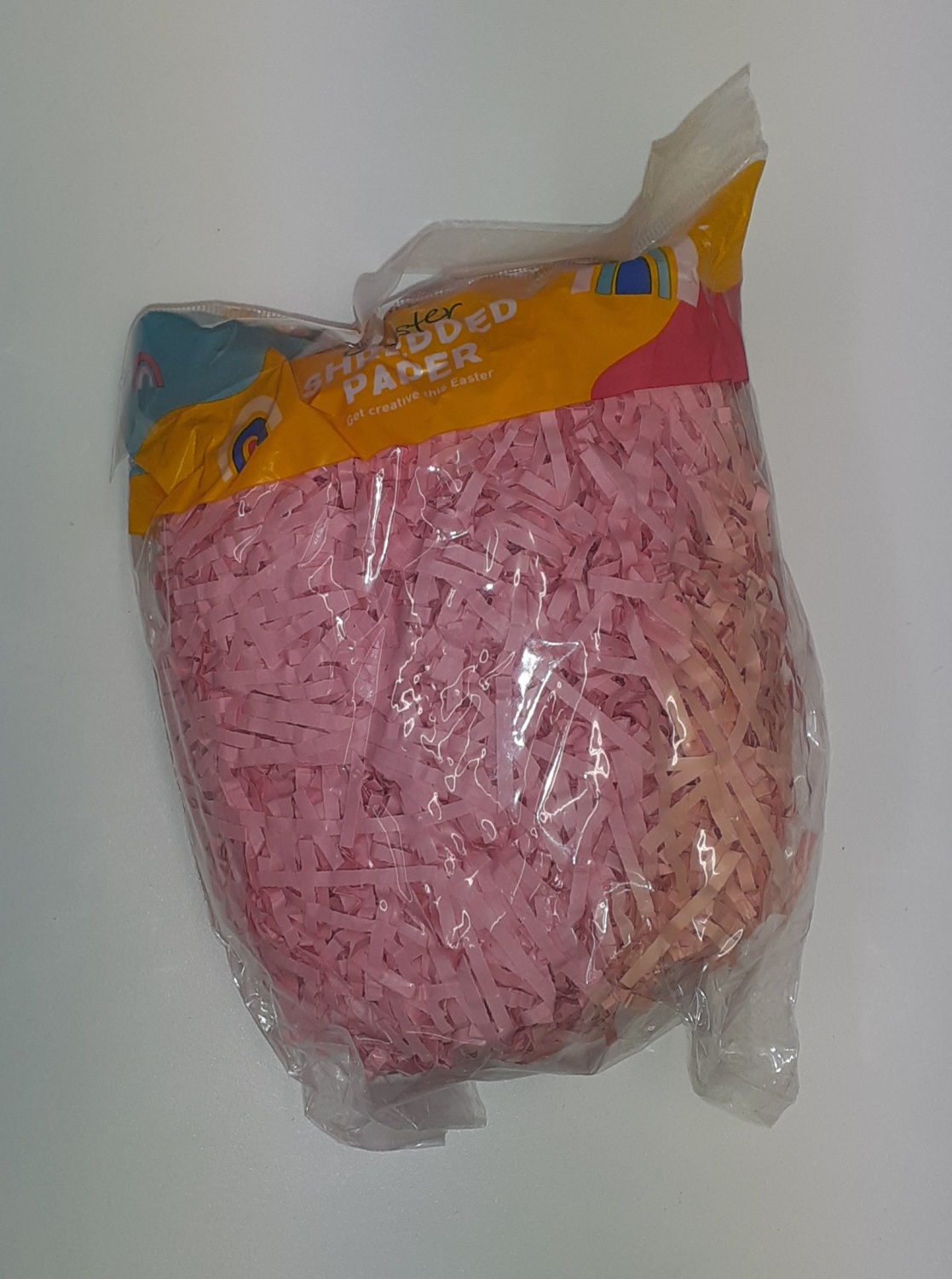 George Easter Pink Shredded Paper RRP £1 CLEARANCE XL 59p or 2 for £1