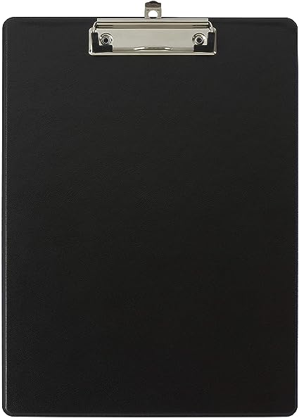 Exacompta Black Clipboard 23 x 32cm For A4 RRP £4.29 CLEARANCE XL £3.99