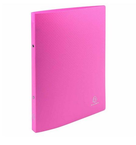 Exacompta A4 Ring Binder 2 Ring Pink RRP £2.34 CLEARANCE XL 99p