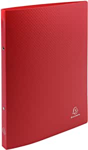Exacompta A4 Ring Binder 2 Ring Red RRP £2.34 CLEARANCE XL 99p