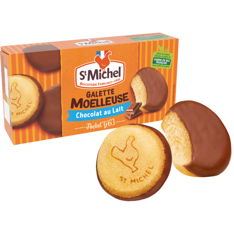 St Michel Soft Milk Chocolate Cakes 6 Pack 180g (July 23) RRP £2.49 CLEARANCE XL £1