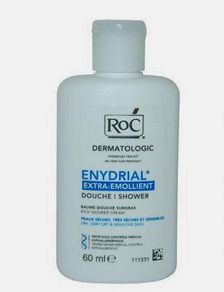 RoC Enydrial Extra Emollient Rich Shower Cream Gel 60ml RRP 79p CLEARANCE XL 59p or 2 for 1