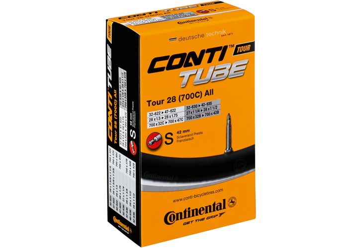 Continental Conti Tube Tour 28 700C 42mm Valve RRP £7.99 CLEARANCE XL £4.99