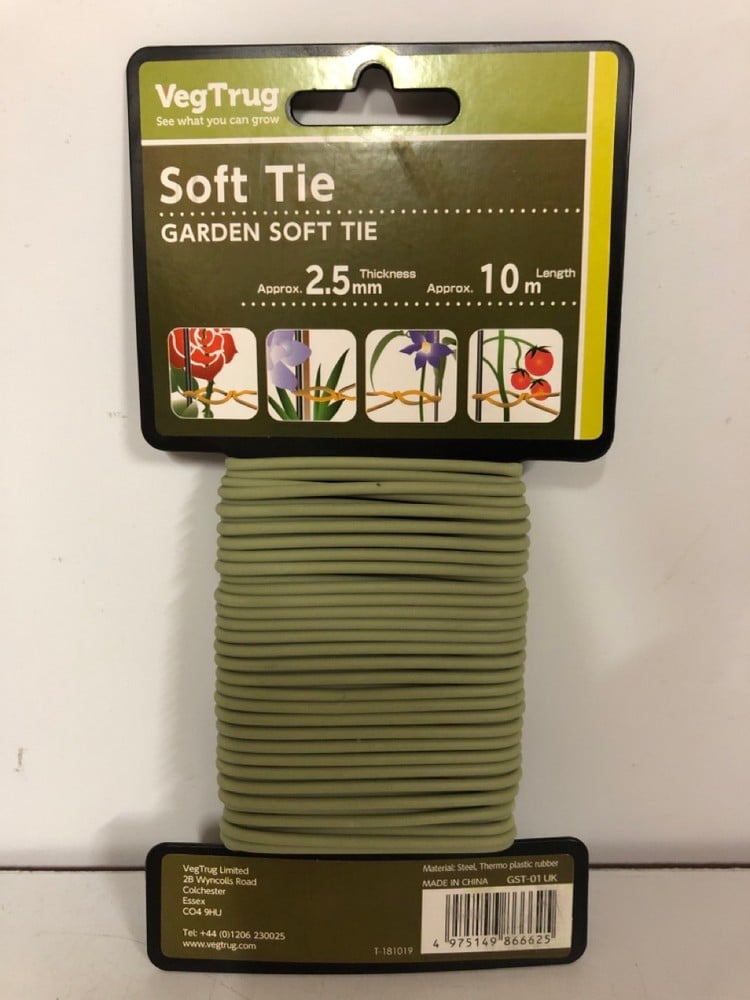 Veg Trug Garden Soft Tie 2.5mm Thickness 10m Length RRP £4.99 CLEARANCE XL £2.99 or 2 for £5