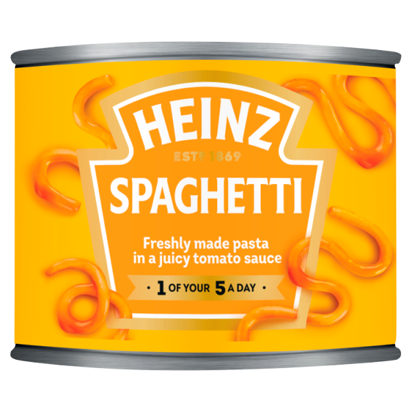 Heinz Spaghetti In Tomato Sauce 200g RRP 75p CLEARANCE XL 39p or 3 for 99p