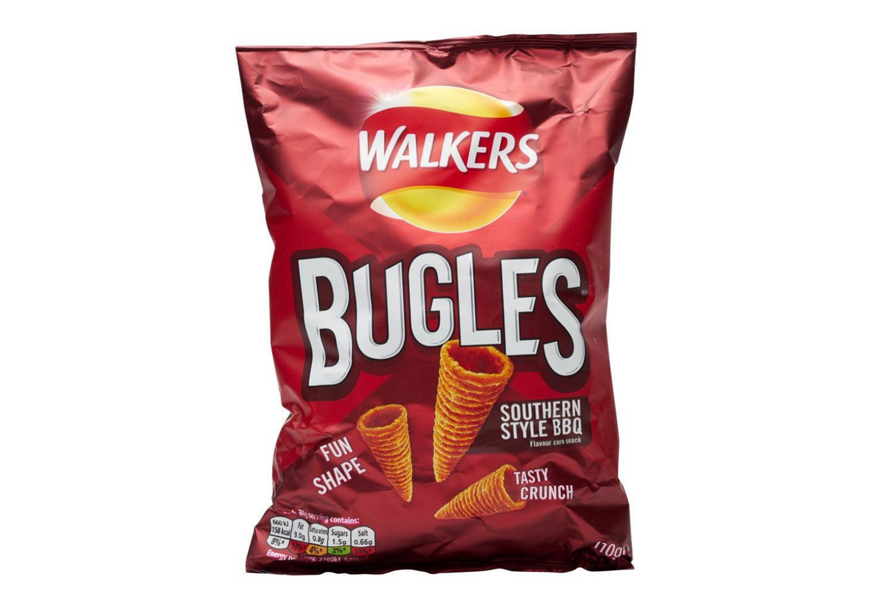 Walkers Bugles Southern Style BBQ Snacks 110g RRP £1.49 CLEARANCE XL