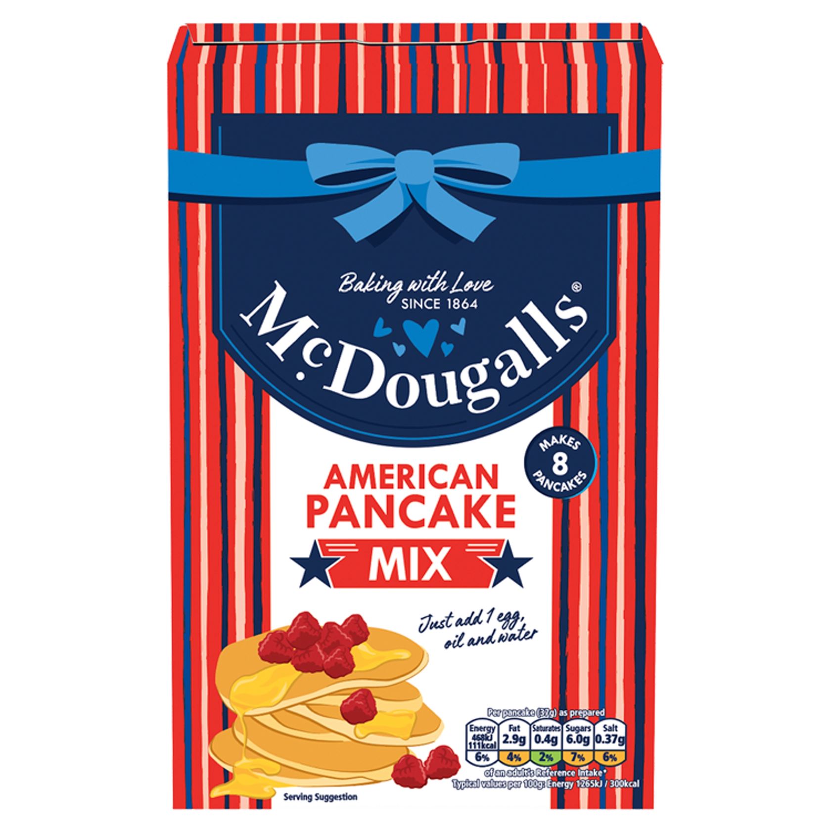 Mcdougalls American Pancake Mix 192g RRP 1.60 CLEARANCE XL 89p or 2 for 1.50