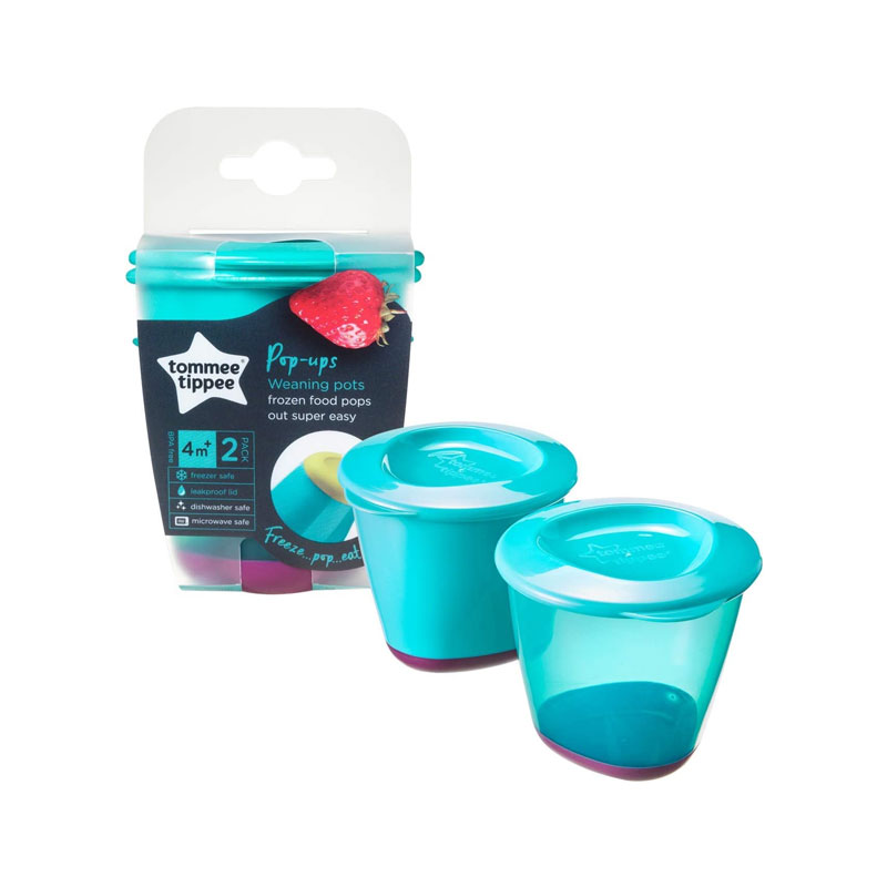 Tommee Tippee Explora 4oz Pop Up Weaning Pots Pack RRP CLEARANCE XL 