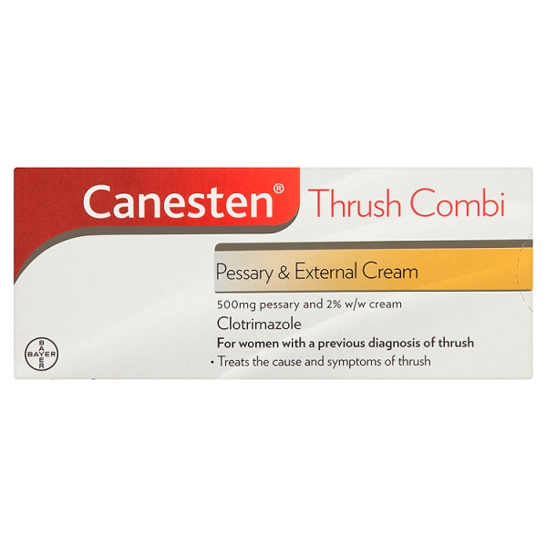 Canesten Thrush Combi Pessary & External Cream RRP 15.99 CLEARANCE XL 11.99