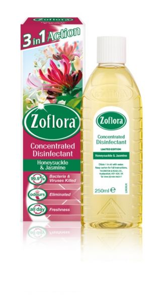 Zoflora Concentrated Disinfectant Honeysuckle & Jasmine 3 In 1 Action 250ml RRP 3.59 CLEARANCE XL 2.99