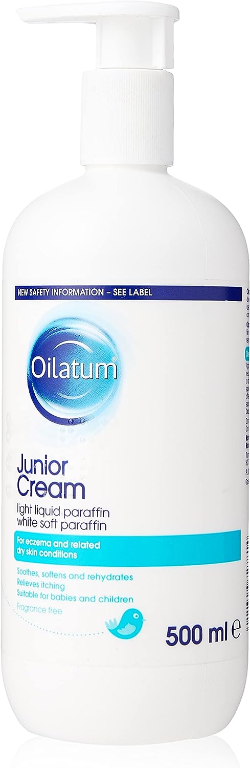 Oilatum Junior Cream Light Liquid-white Soft Paraffin 500ml RRP £9 CLEARANCE XL £5.99