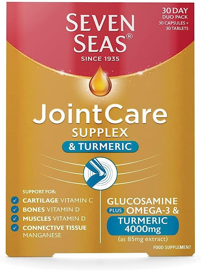 Seven Seas JointCare Supplements With Turmeric 30 Tablets & 30 Capsules RRP £20 CLEARANCE XL £14.99