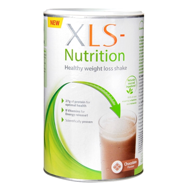 XLS Nutrition Weight Loss Shake Chocolate Flavour 400g RRP £19.99 CLEARANCE XL £9.99