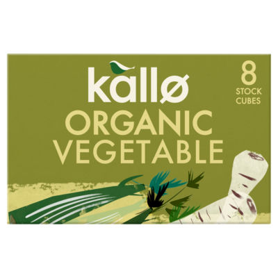 Kallo Organic Vegetable Stock Cubes 88g RRP 1.60 CLEARANCE XL 99p