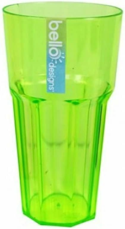BNL Green 500ml Plastic Cocktail Tumbler Glass RRP £1.99 CLEARANCE XL 99p