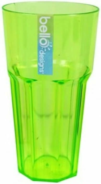 BNL Green 500ml Plastic Cocktail Tumbler Glass RRP 1.99 CLEARANCE XL 99p