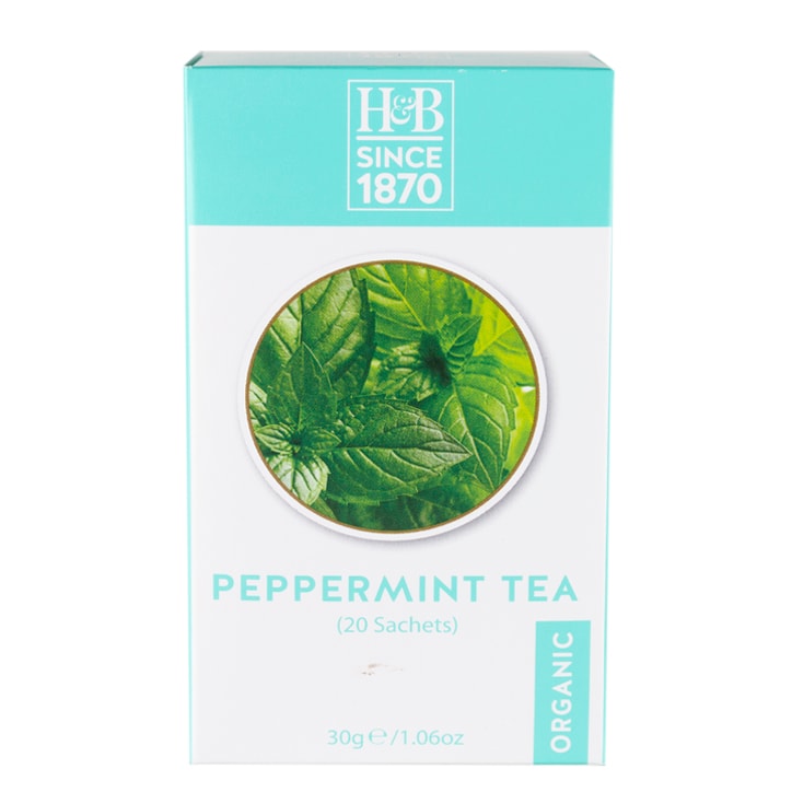 Holland & Barrett Organic Peppermint Tea 20 Sachets 30g RRP £1.99 CLEARANCE XL 99p