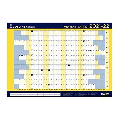 Collins Colplan A1 Wall Planner 2021/22 Mid Year Diary RRP £11.23 CLEARANCE XL £1.99