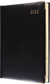 Collins Regal 2022 Diary with Black Pen Week to View Black RRP 7.32 CLEARANCE XL 20p