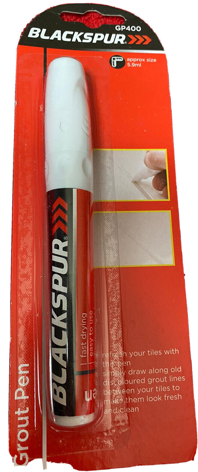 Blackspur Refresher White Grout Pen RRP £2.99 CLEARANCE XL £1.99